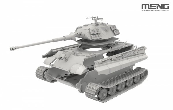 Meng Model 72-010 German Heavy Tank Sd.Kfz. 182 King Tiger (Porsche Turret) 1/72