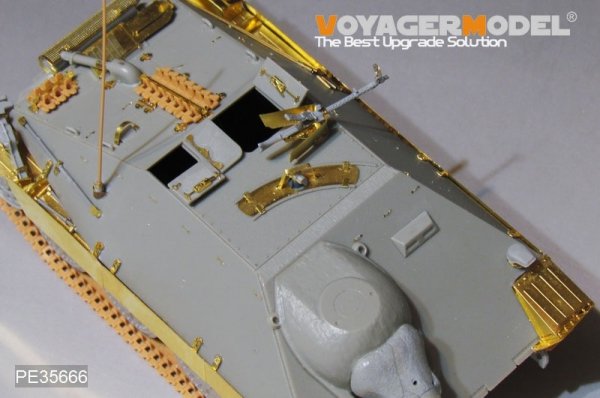 Voyager Model PE35666B WWII German Hetzer Tank Destroyer (includes a metal barrel) For DRAGON 6030 1/35