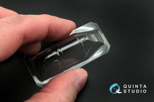 Quinta Studio QC48005-S La-5 vacuformed clear canopy 1 pcs (for Zvezda kit) 1/48