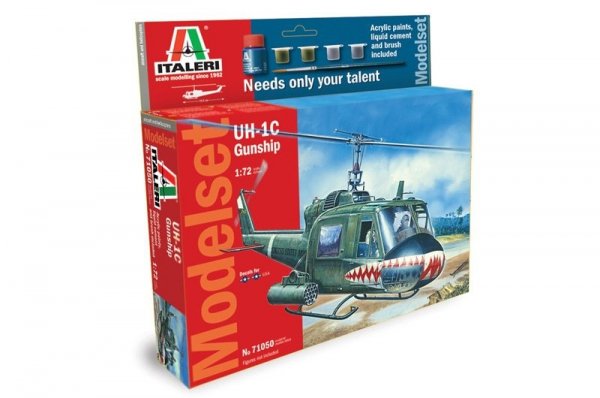 Italeri 71050 UH - 1C GUNSHIP- ZESTAW MODELARSKI