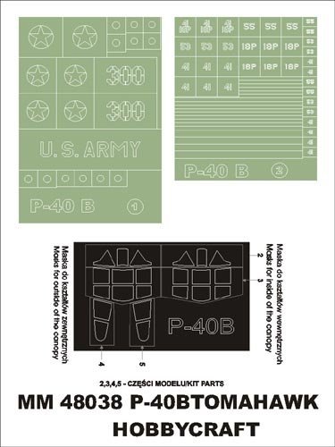 Montex MM48038 P-40 B HOBBYCRAFT