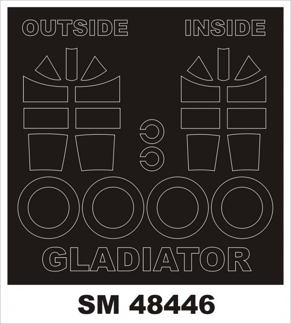 Montex SM48446 GLOSTER GLADIATOR MERIT 1/48