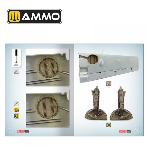 AMMO by Mig Jimenez 6530 SOLUTION BOOK 25 - How to Paint Early WWII Luftwaffe Aircraft (English, Spanish, French &amp; German)