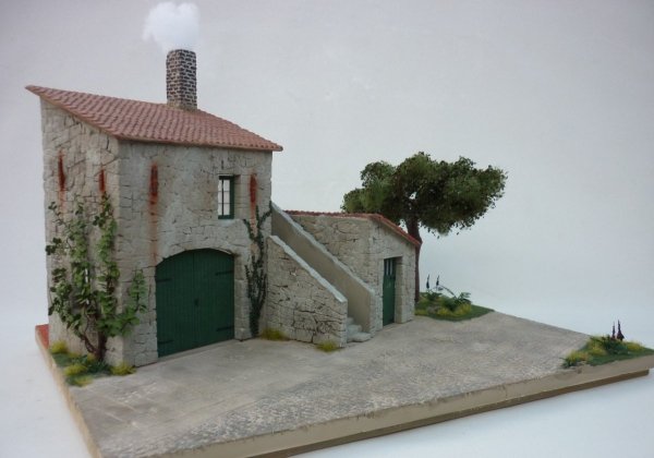 RT-Diorama 35185 Diorama-Base: &quot;Italian Farm&quot; 1/35