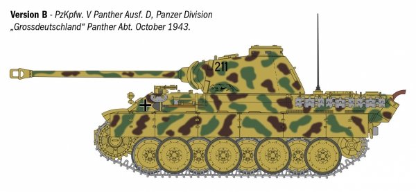 Italeri 90290 Pz. Kpfw. V Panther Ausf. D 1/35