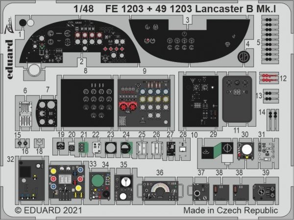 Eduard FE1203 Lancaster B Mk.I  HK Models 1/48