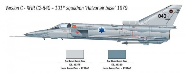 Italeri 1408 Kfir C.2 1/72