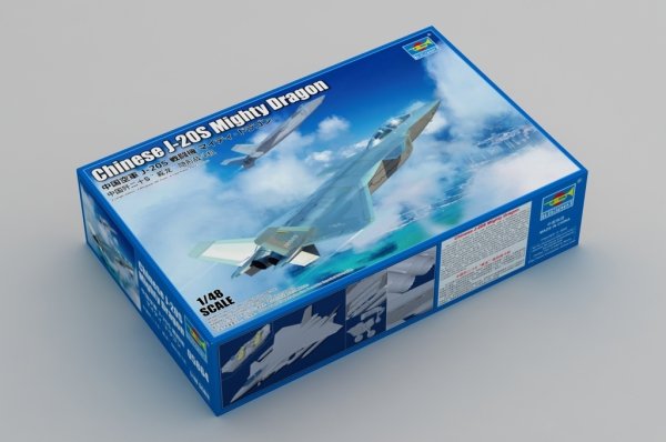 Trumpeter 05864 Chinese J-20S Mighty Dragon 1/48