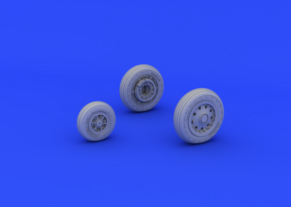 Eduard 648176 F-104 undercarriage wheels early 1/48 (Hasegawa)