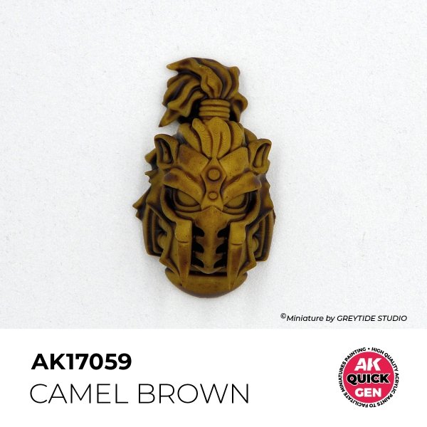 AK Interactive AK17059 CAMEL BROWN – QUICK GEN COLOR 18ml