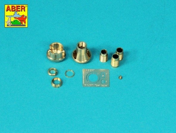 Aber 16l-32 Late muzzle brake for barrels in / późny hamulec do luf używanych w: PzKpfw. IV, Ausf. H: StuG. III, Ausf. G-Late, PaK 40 Middle 1/16