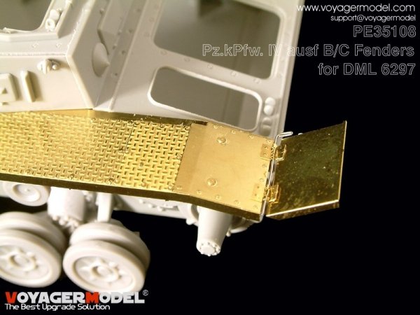 Voyager Model PE35108 Pz.kPfw. IV Ausf B/C Fenders (For DRAGON 6297) 1/35