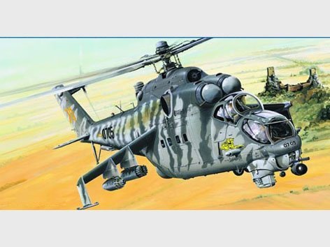 Trumpeter 05103 Mil Mi-24V Hind-E Helicopter