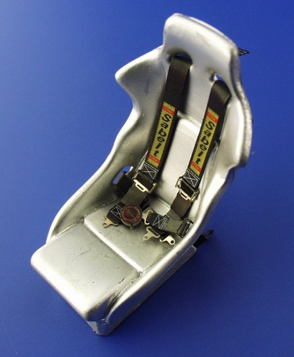 Eduard 24009 Sabelt 4 points Black Seatbelt 1/24