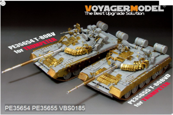 Voyager Model PE35655 Modern Russian T-80BVD MBT (smoke discharger include) (For TRUMPETER 05581) 1/35