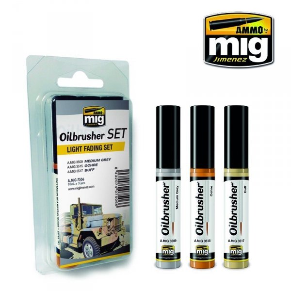 AMMO of Mig Jimenez 7506 LIGHT FADING SET