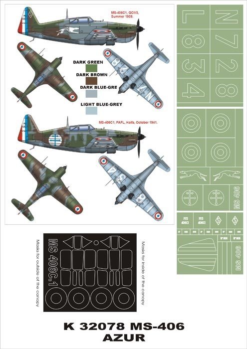Montex K32078 MS-406 (France) 1/32