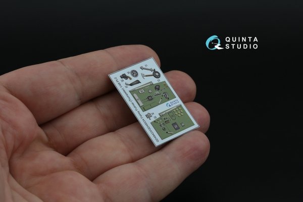 Quinta Studio QD48534 Fairey Fulmar Mk.II 3D-Printed &amp; coloured Interior on decal paper (Trumpeter) 1/48