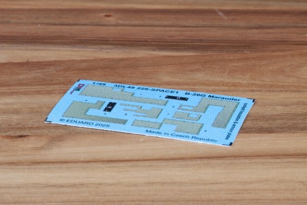 Eduard 3DL48226 B-26G Marauder cockpit insulation &amp; armour plates SPACE ICM 1/48