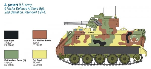 Italeri 6560 M163 VADS (1:35)