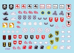Star Decals 35-C1363 StuG-Abt 5 Generic insignia and unit markings for the Sturmgeschutz units 1/35