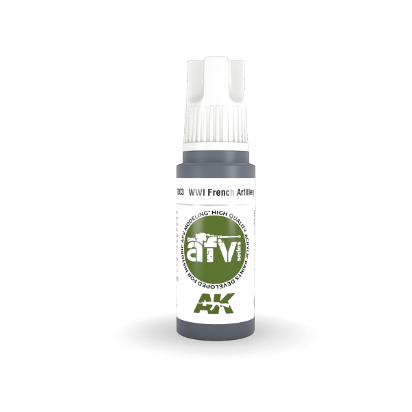 AK Interactive AK11303 WWI French Artillery Grey 17ml