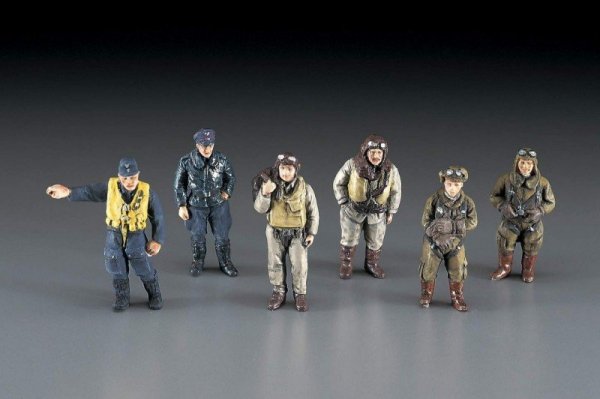 Hasegawa X48-7 WW2 PILOT FIGURE SET (1:48)