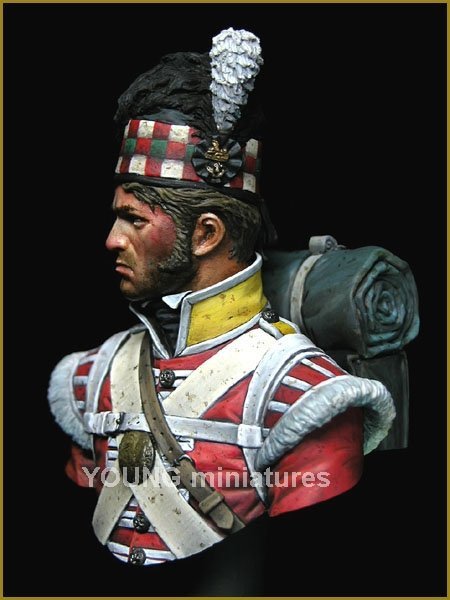 Young Miniatures YH1826 The 92nd Gordon Highlanders Waterloo 1815 1/10