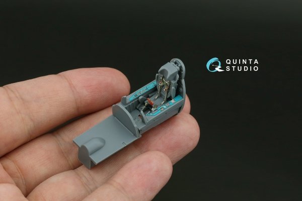 Quinta Studio QD72256 MiG-21MF (Moscow plant) 3D-Printed &amp; coloured Interior on decal paper (Eduard) 1/72