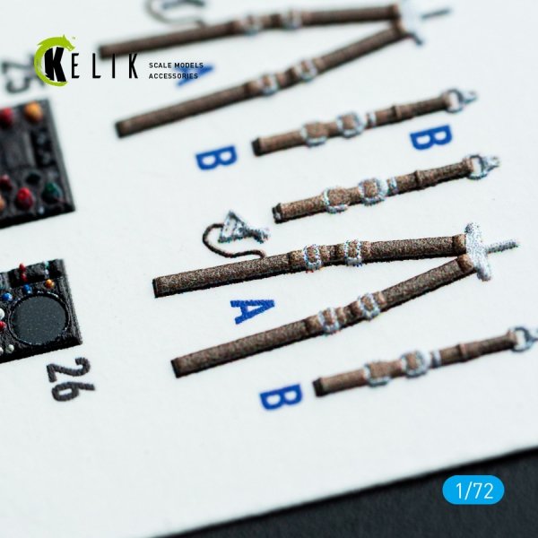 Kelik K72208 Mosquito PR.XVI - interior 3D decals for Airfix kit (1/72)