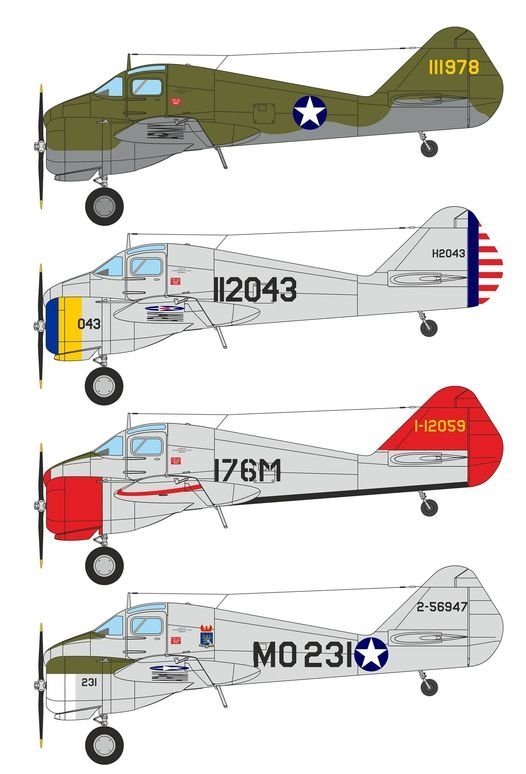 Dora Wings 48043 Curtiss-Wright AT-9 Jeep 1/48