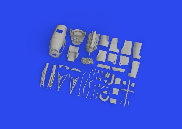 Eduard 648936 P-38J left engine PRINT TAMIYA 1/48