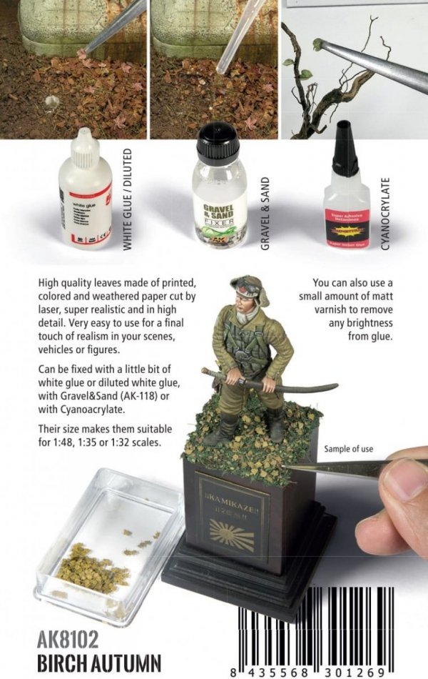 AK Interactive AK8102 BIRCH AUTUMN (TOP QUALITY) 1/35