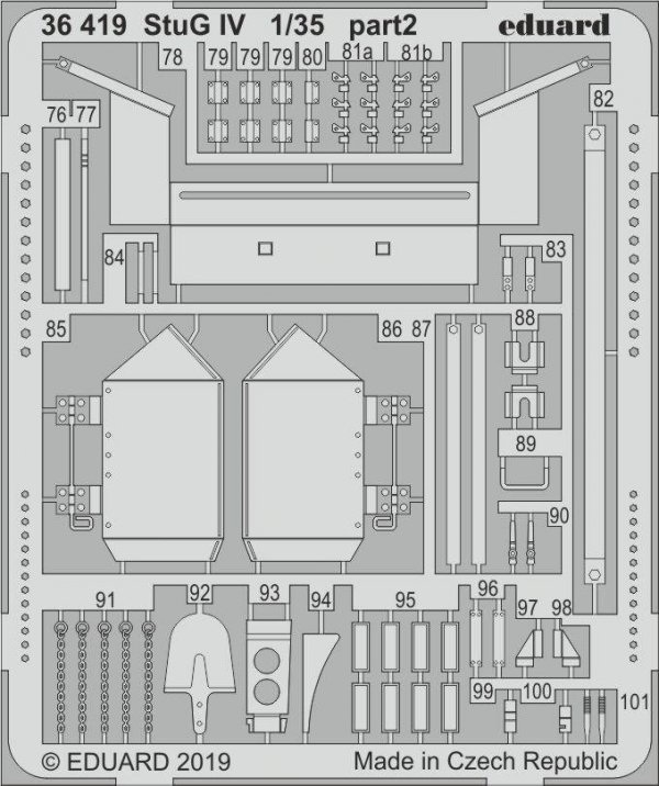 Eduard BIG3596 StuG IV 1/35 ACADEMY