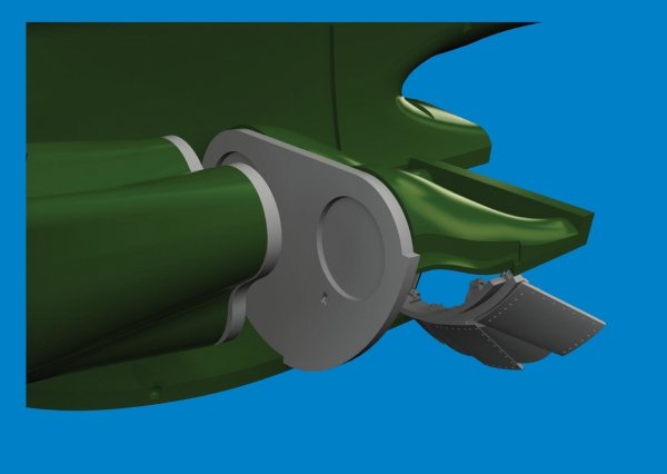 Eduard 6481097 P-40E radiators upgrade set PRINT EDUARD 1/48