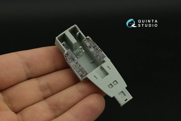 Quinta Studio QDS-48323 A-10C 3D-Printed &amp; coloured Interior on decal paper (Academy) (Small version) 1/48