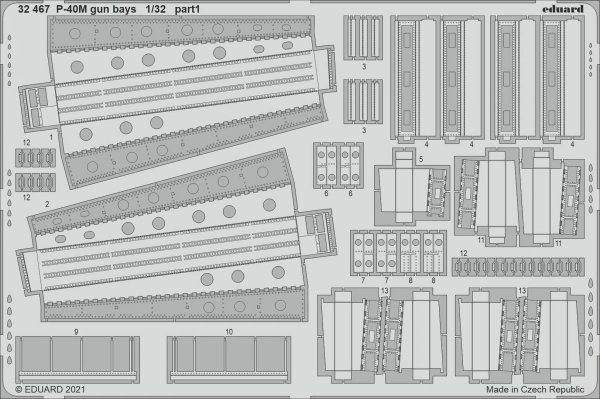 Eduard BIG33134 P-40M part II 1/32