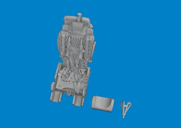 Eduard 672418 MiG-21 seat w/ integral belts PRINT EDUARD 1/72