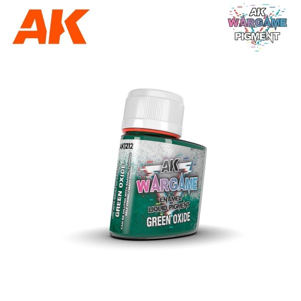AK Interactive AK1212 GREEN OXIDE – ENAMEL LIQUID PIGMENT 35ml