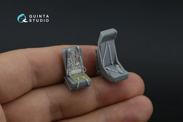 Quinta Studio QD+48516 Mi-24P Hind-F 3D-Printed coloured Interior on decal paper (Trumpeter) (with 3D-printed resin parts) 1/48