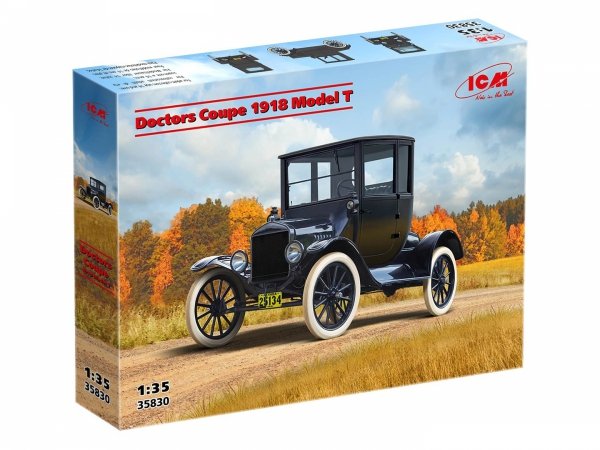 ICM 35830 Doctors Coupe 1918 Model T 1/35