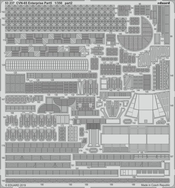 Eduard 53237 CVN-65 Enterprise pt.5 1/350 TAMIYA