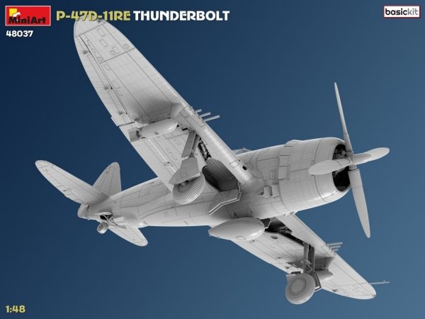 MiniArt 48037 P-47D-11RE Thunderbolt. Basic Kit 1/48