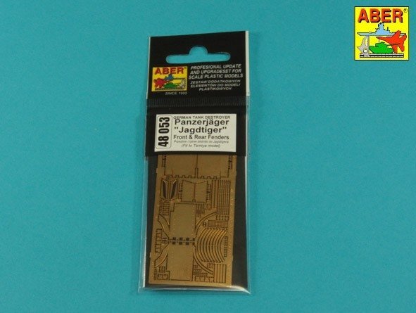 Aber 48053 Jagdtiger Sd.Kfz. 186 –przednie i tylnie błotniki / Jagdtiger Sd.Kfz. 186 –Front &amp; Rear Fenders 1/48