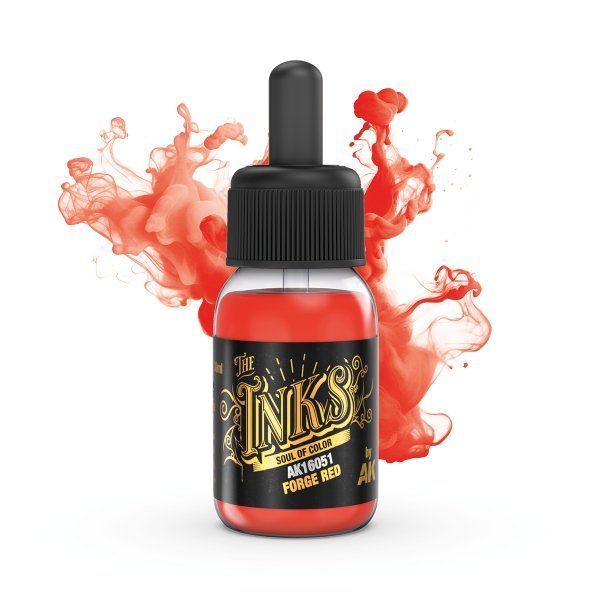 AK Interactive AK16051 FORGE RED – INK 30ml