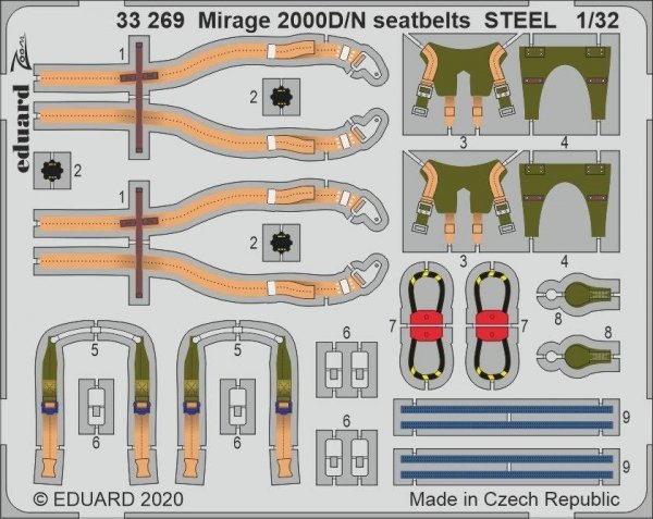 Eduard BIG33126 Mirage 2000N for KITTY HAWK 1/32