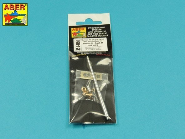 Aber 35L-005N Lufa z hamulcem wylotowym Pak 40/3 do Mardera III M 1/35