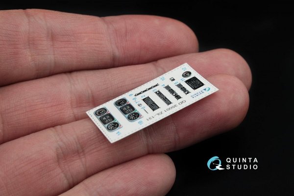 Quinta Studio QD35001 ZiL-131 Family 3D-Printed &amp; coloured Interior on decal paper (for All kits) 1/35