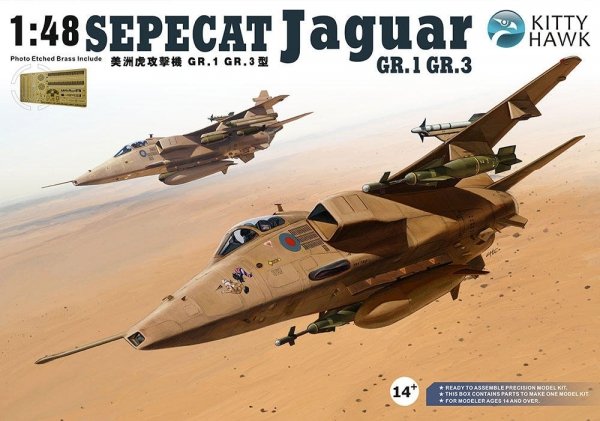 Kitty Hawk 80106 Sepecat Jaguar GR.1/GR.3 (1:48)