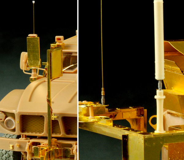 Voyager Model PEA298 Modern US M-ATV MRAP Rhino Anti IED Device sets (For KINETIC Model K61007) 1/35